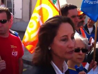 Ségolène Royal à la manif de Poitiers