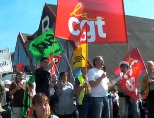 Manifestation contre la loi sur les retraites à Charleville
