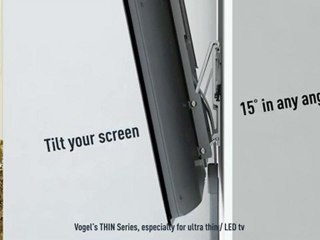Support TV mural slim et inclinable Vogel's THIN 315