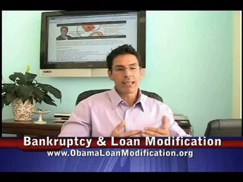 Obama HAMPLoan modification and bankruptcy