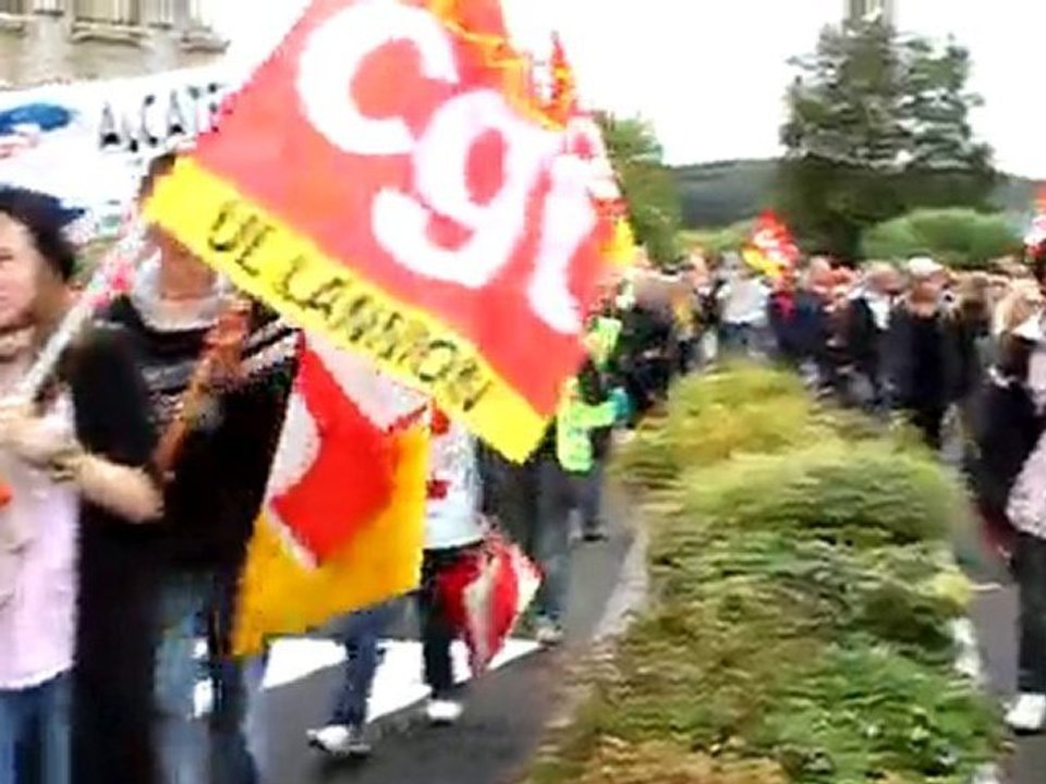 Manif contre la réforme des retraites Lannion 23 septembre