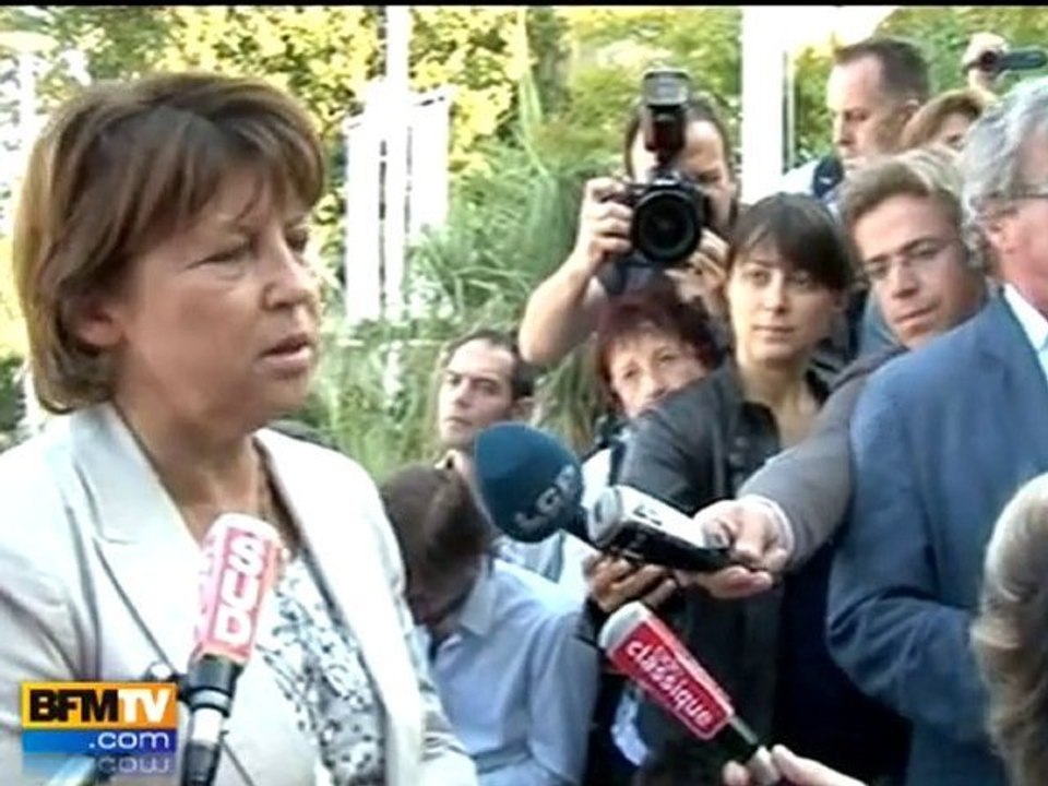 Le PS, "parti des propositions", selon Aubry