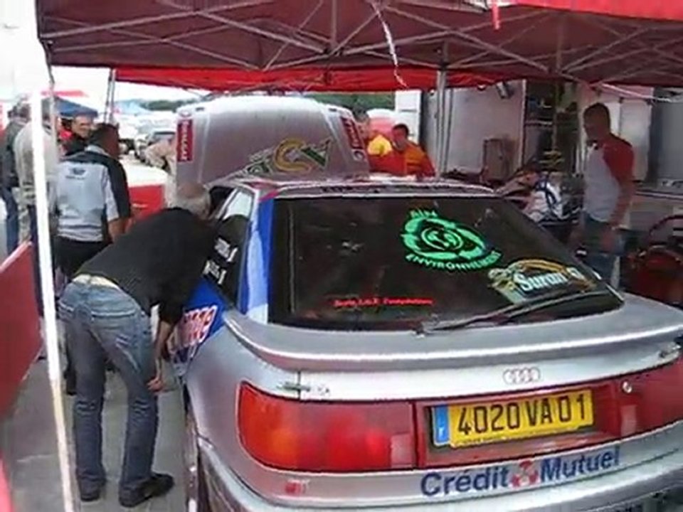 reglage de l'audi S2 par notre GRAND MANITOU au suran 2010