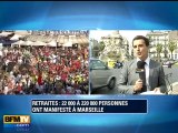 Retraites : mobilisation importante à Marseille