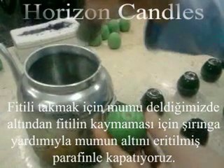 Sizde evinizde mum yapın!