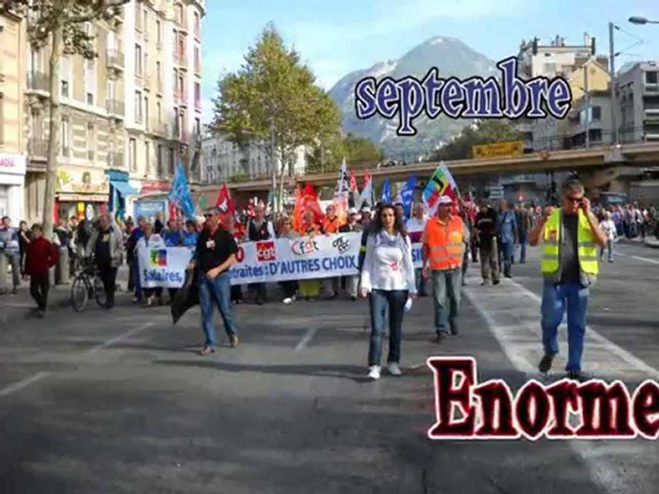 Manifestation du 23 septembre 2010 à Grenoble