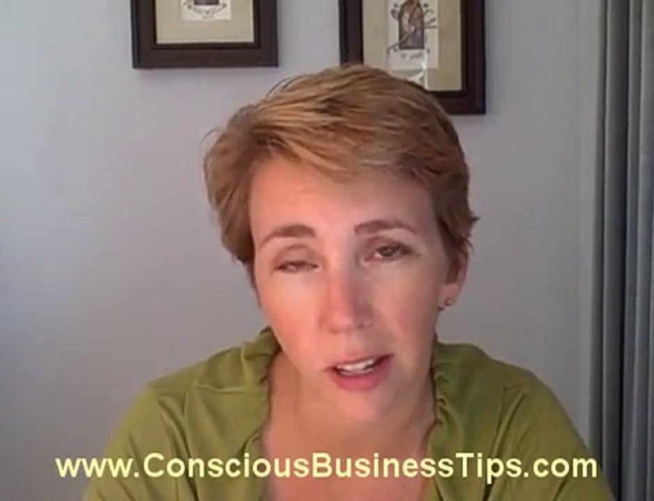 Conscious Business Tips - Just Say No to Greed