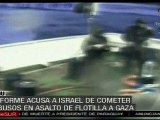 Informe acusa a Israel de cometer abusos en el asalto a la f
