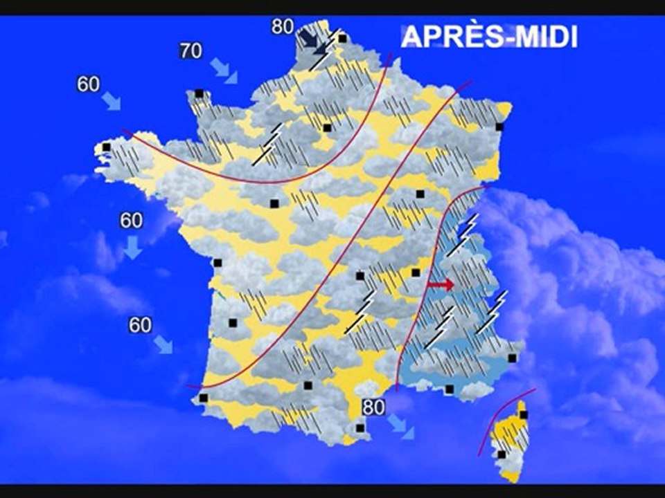 Météo 24 septembre 2010: Vigilance pluies et orages