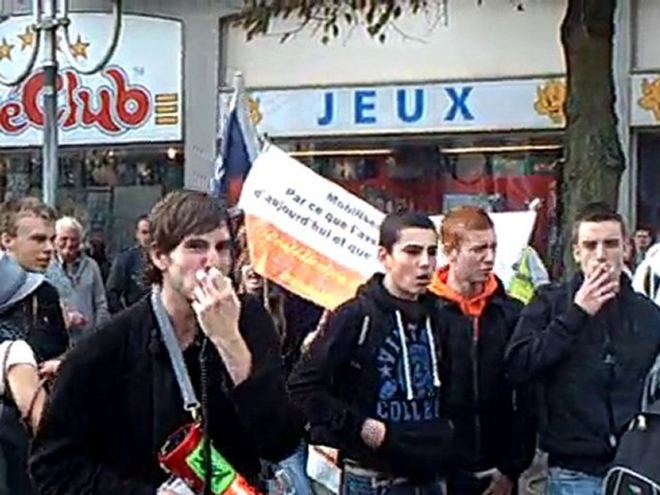 GREVE ET MANIFESTATION POUR LA DEFENSE DES RETRAITES