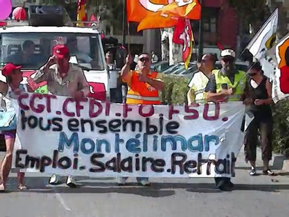 Manif retraites Montélimar 27/09/2010