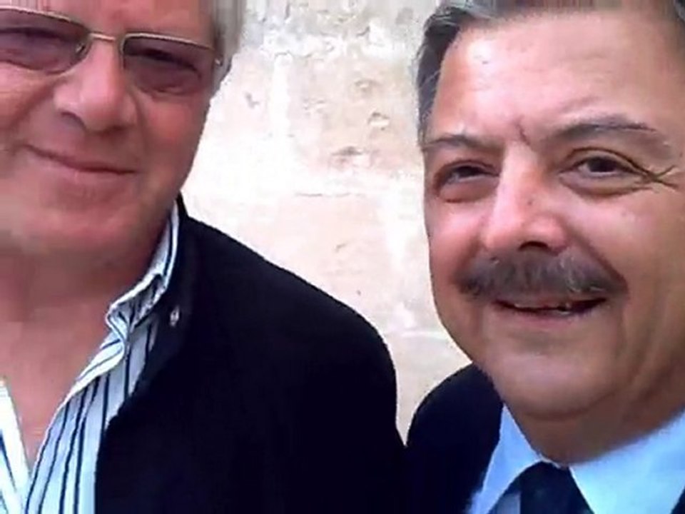 Nei Sassi di Matera con due colleghi 22-09-2010