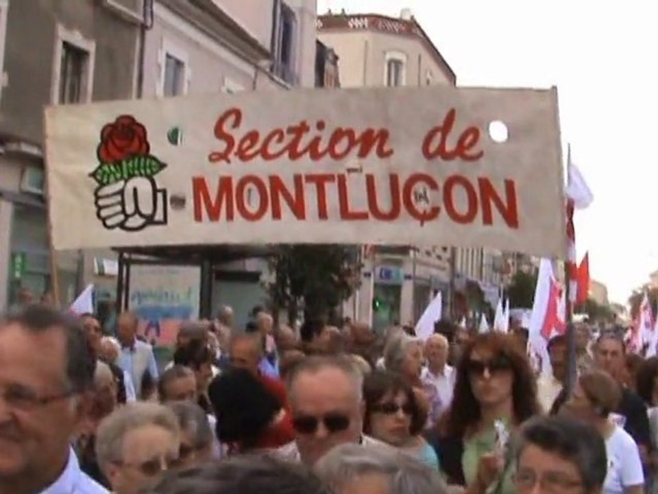 Manifestation à Montluçon 23 09 2010