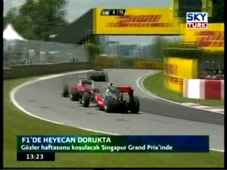 F1'de Heyecan Dorukta