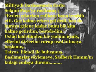 Sakın geç kalma Ahmet Rasim