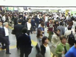La gare de Shinjuku à Tokyo.
