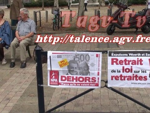Manif Retraites Bordeaux (NPA le 23.09.10)