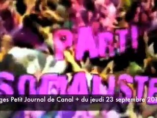 Pau PS Journées parlementaires Glavany Petit Journal de C+