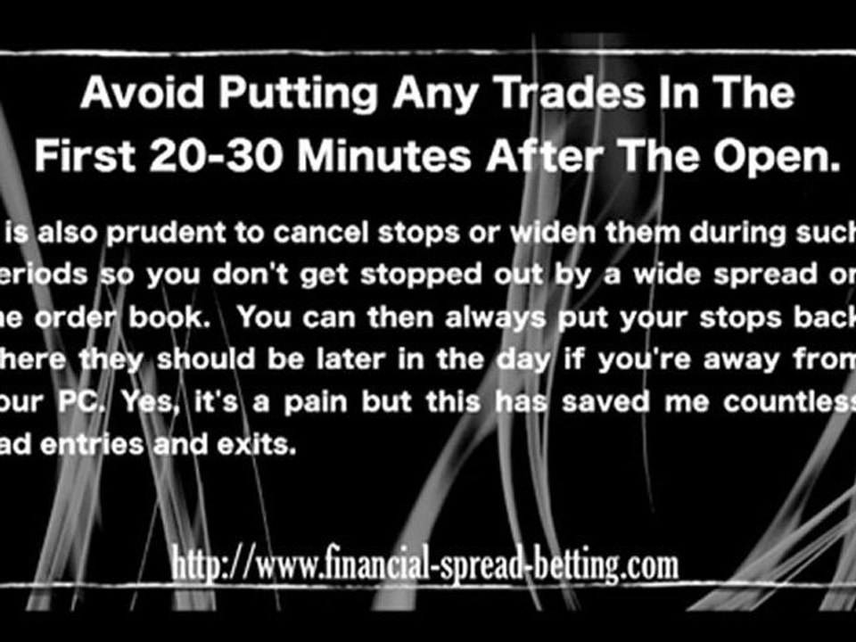 Spread Betting: Stop Loss Strategies and Tactics