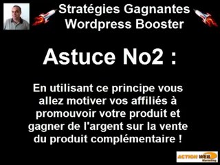 stratégies Gagnante avec « WORD-PRESS-BOOSTER » N°3