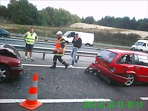 accident sur la rocade ouest, rennes