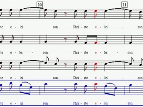 Kyrié Missa Sancti Gabrielis (M HAYDN) Basse