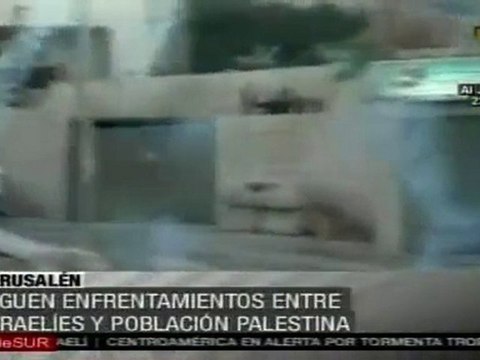 Cinco palestinos heridos durante enfrentamientos en Jerusal