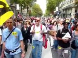 Unis et solidaires dans la rue  - Paris - 23 septembre 2010