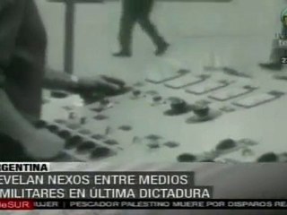 Denuncian nexos entre medios y última dictadura argentina