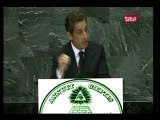 Sarkozy a l'onu le 20.09.10 NOUVEL ORDRE MONDIAL par COCO