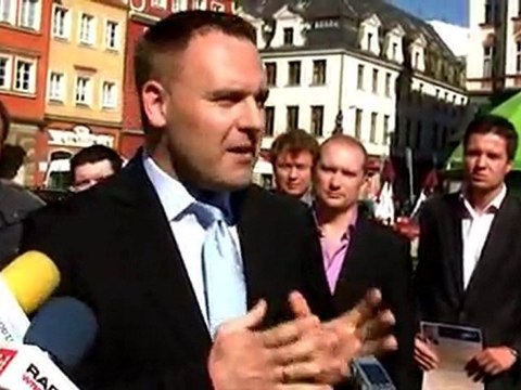 Dawid Jackiewicz, kandydat na prezydenta Wrocławia