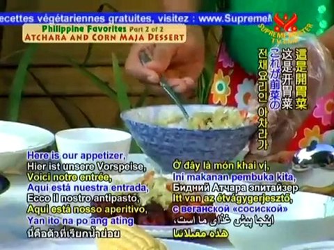 Atchara and Corn Maja Dessert P2/2: (In Tagalog)