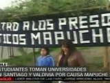 Estudiantes toman universidades en Santiago y Valdivia por c