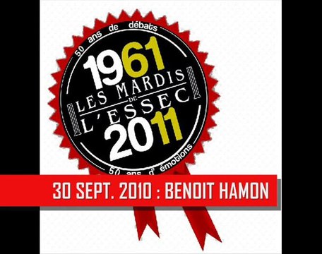 Benoit Hamon aux Mardis de l'ESSEC (teaser)