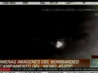 Primeras imágenes del bombardeo al campamento del Mono Jojo