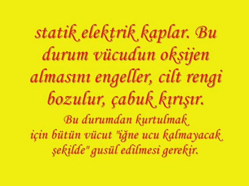 ABDESTİN BİLİMSEL OLARAK FAYDALARI