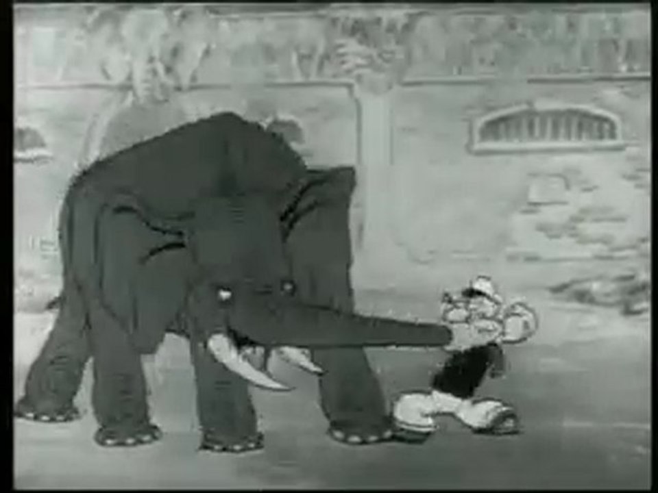 Popeye in "Little Swee' Pea"