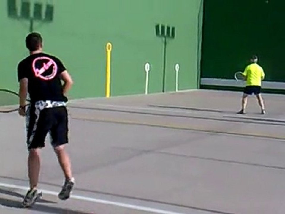 Frontenis preolimpico octavos de final torneo de Rivas 1