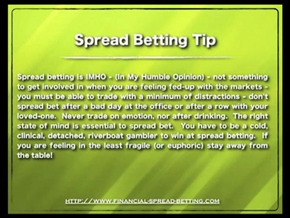 Spread Betting, Trading Tips and Mass Psychology