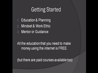 How to make money using the Internet