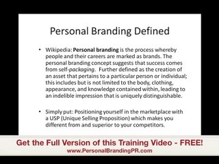 Learn About The Power of Personal Branding and PR
