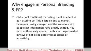 Top Reasons Why YOU Must Engage in Personal Branding and PR