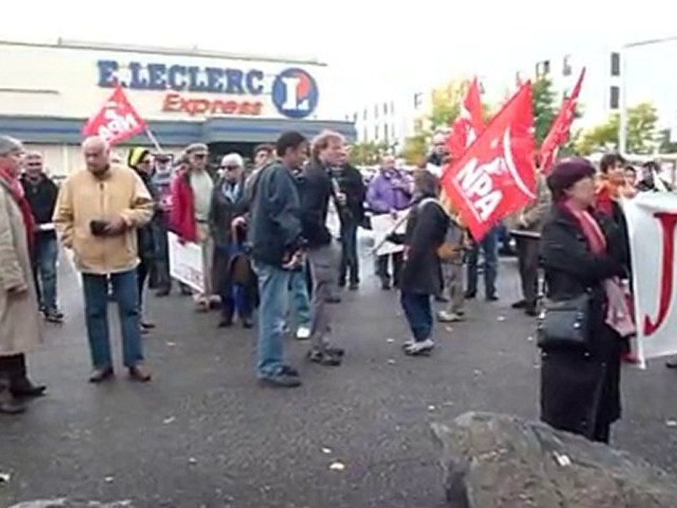 manifestation antiraciste à Strasbourg-Elsau