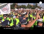 Policemen and jail wardens protest in Romania - no comment
