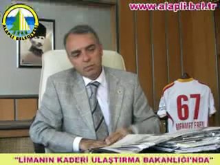 ALAPLI LİMANININ KADERİ ULAŞTIRMA BAKANLIĞINDA