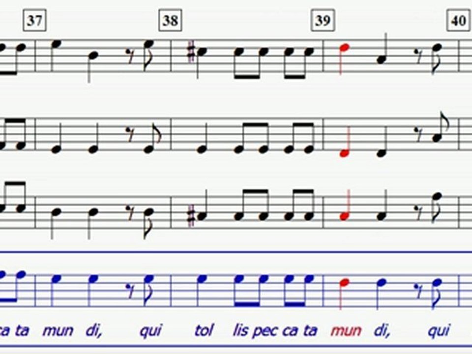 Agnus Dei Missa Sancti Gabrielis (M HAYDN) Basse