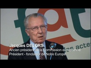Exposition CFDT Regeneration 2010 Itv de Jacques Delors