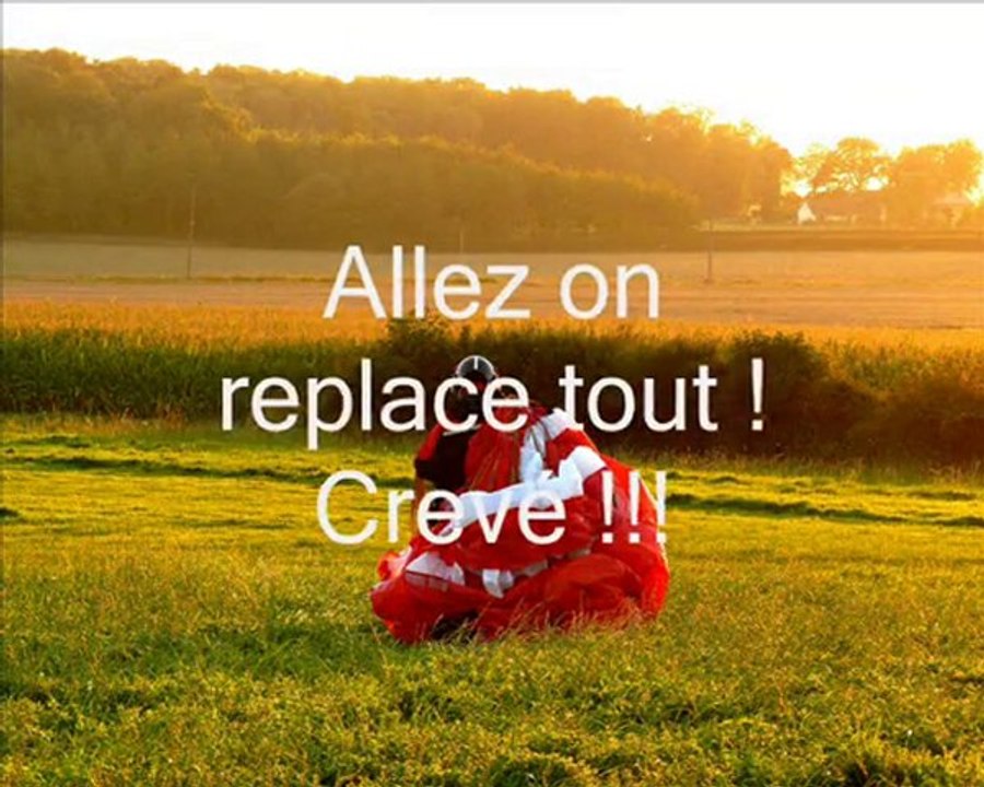2 ème vol de maskote en paramoteur.