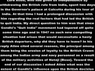 Mahatma Gandhi - The Betrayer of Hindus and Hindustan