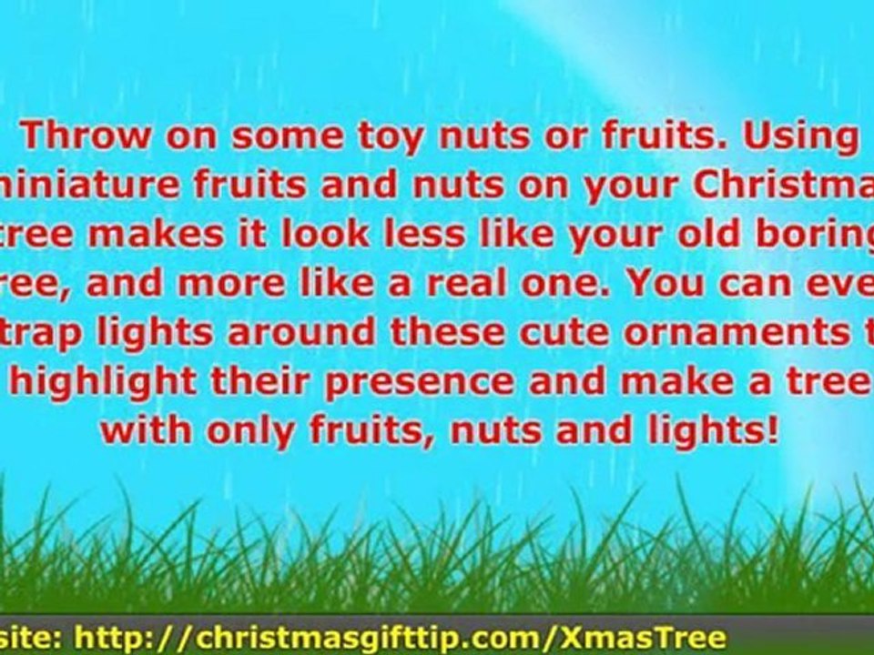 How To Get Christmas Tree Decorating Ideas Part 1